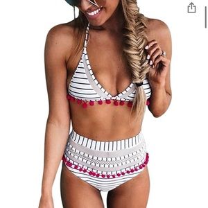 High waisted Amazon bikini medium